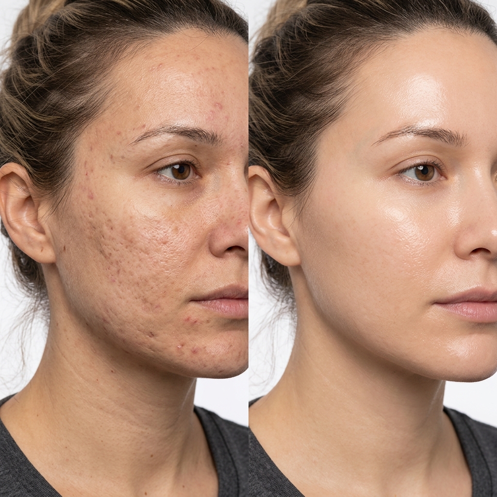 Acne Scar Transformation